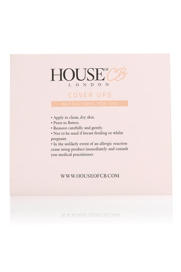  set of 4 beige flower nipple covers Product Image