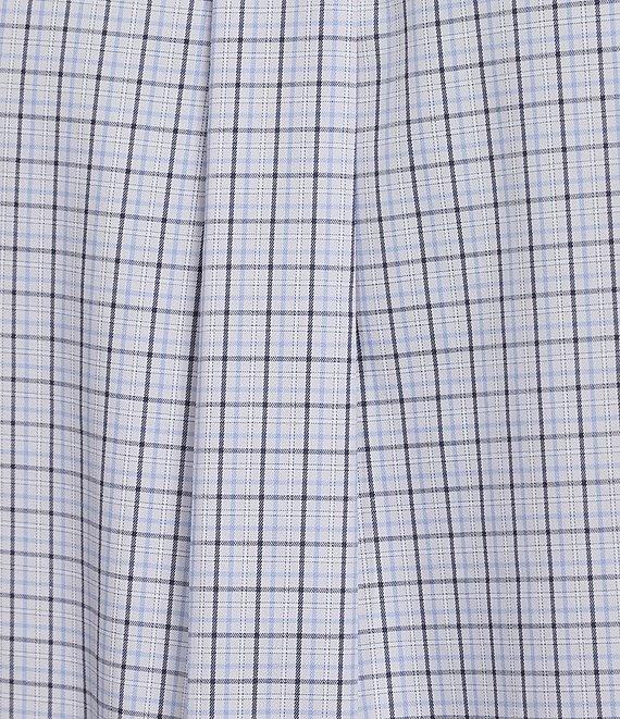 Gold Label Roundtree & Yorke Non-Iron Long Sleeve Small Check Sport Shirt Product Image