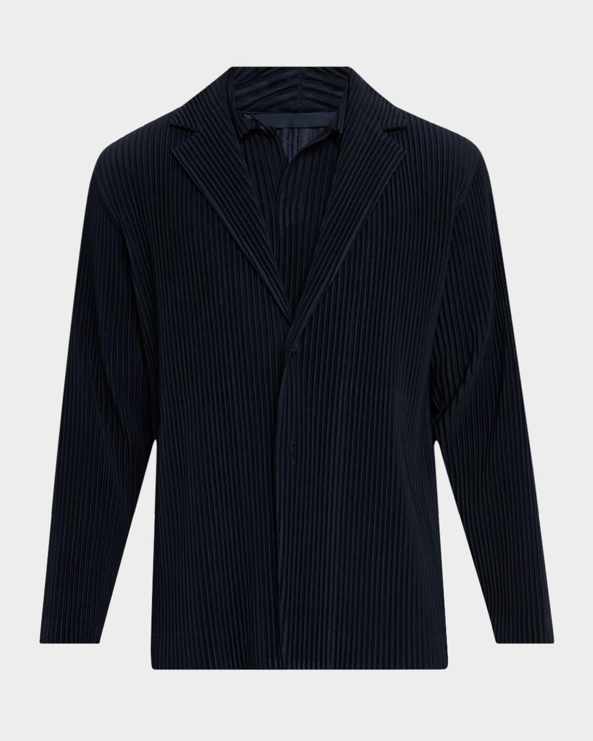 Men's Pleated Single-Breasted Sport Coat Product Image