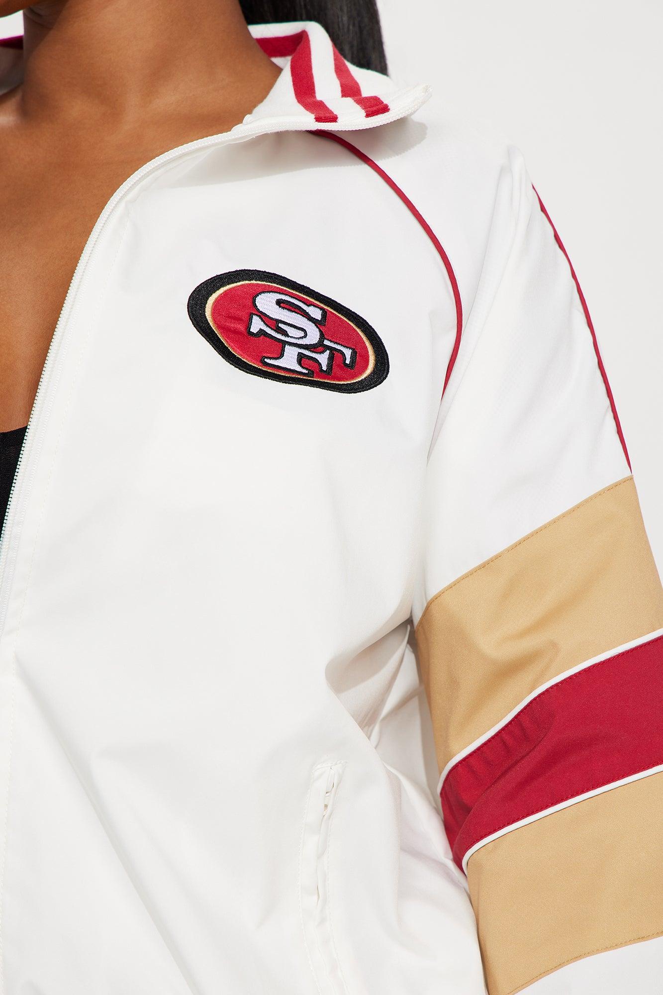 49ers Vintage Windbreaker - White Product Image