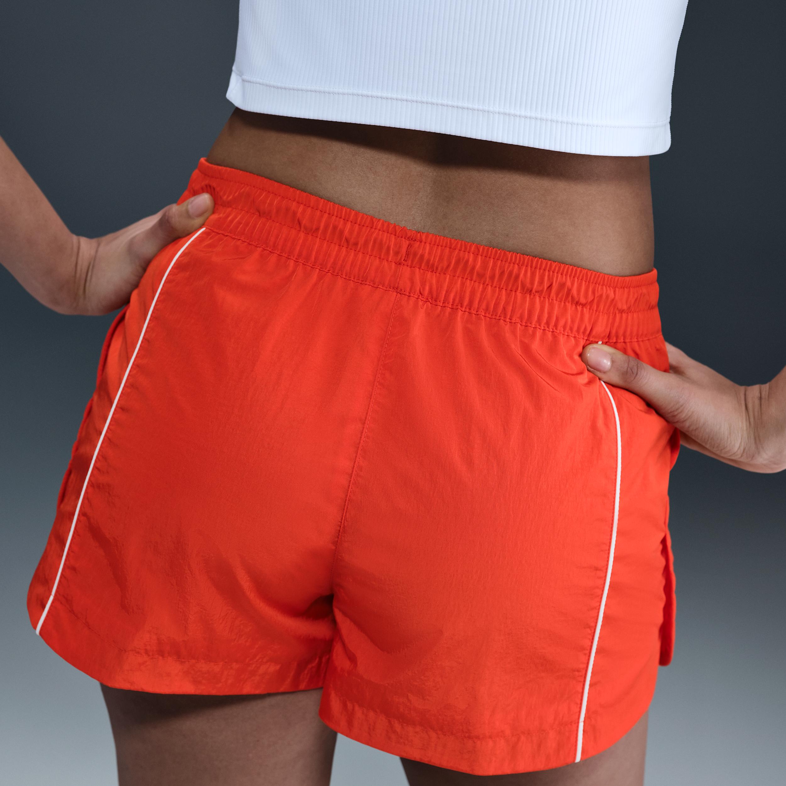 Nike Womens Windrunner Mid-Rise 2 Woven Shorts | FV7500-633 Product Image