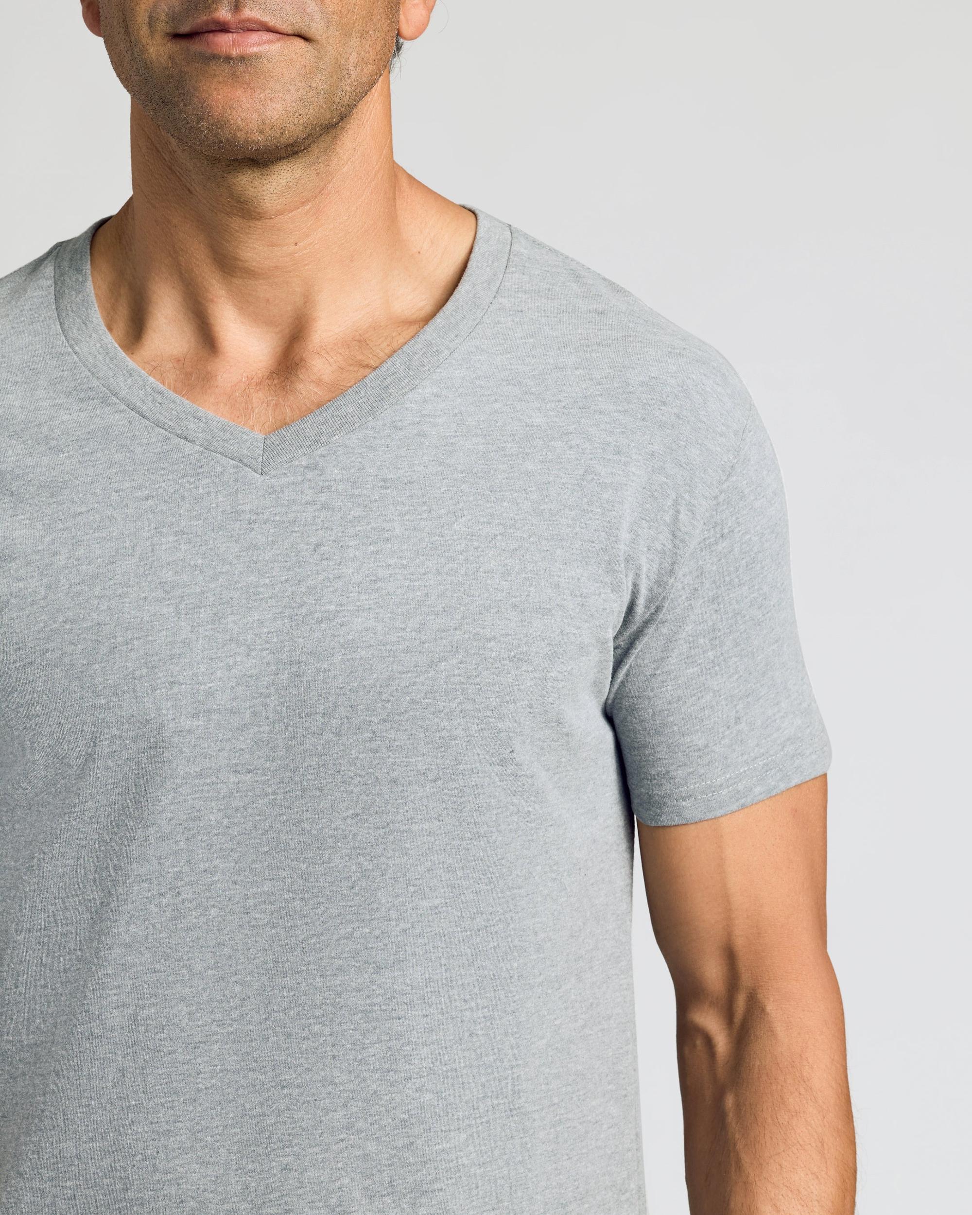 Heather Gray Classic V-Neck Product Image