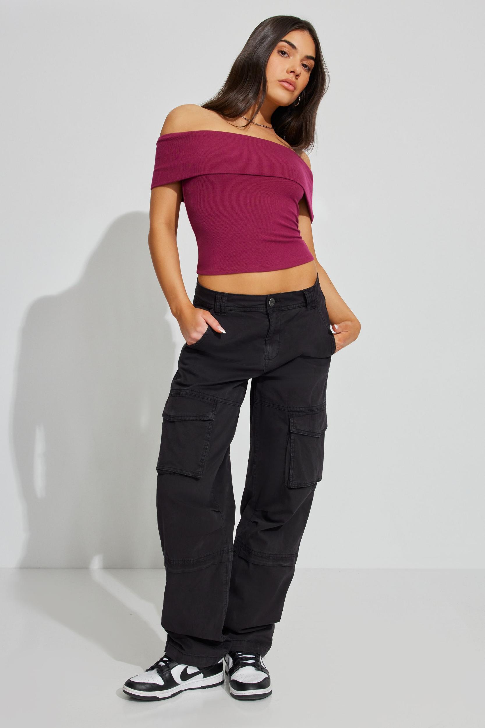 Deep Cowl Neck Halter Top Product Image