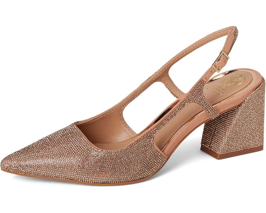 Women's Vince Camuto Sindreea Rhinestone Block Heel Slingback Pump Product Image