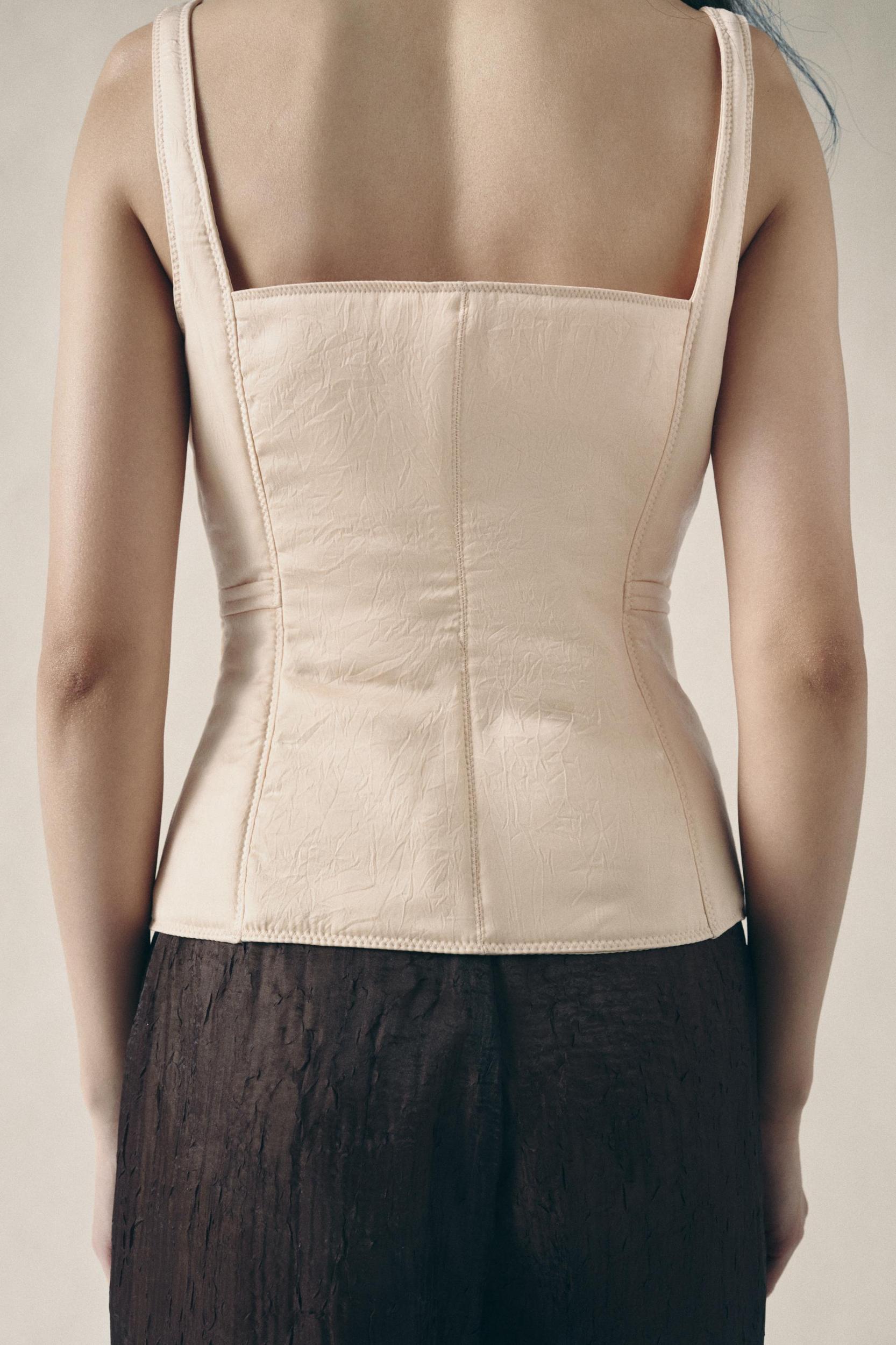 PADDED BUSTIER TOP Product Image