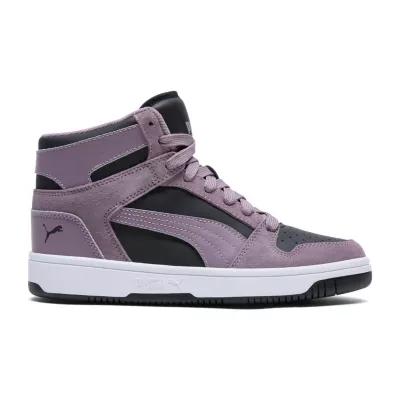 PUMA Rebound Layup Marshmallow Womens Basketball Shoes Product Image