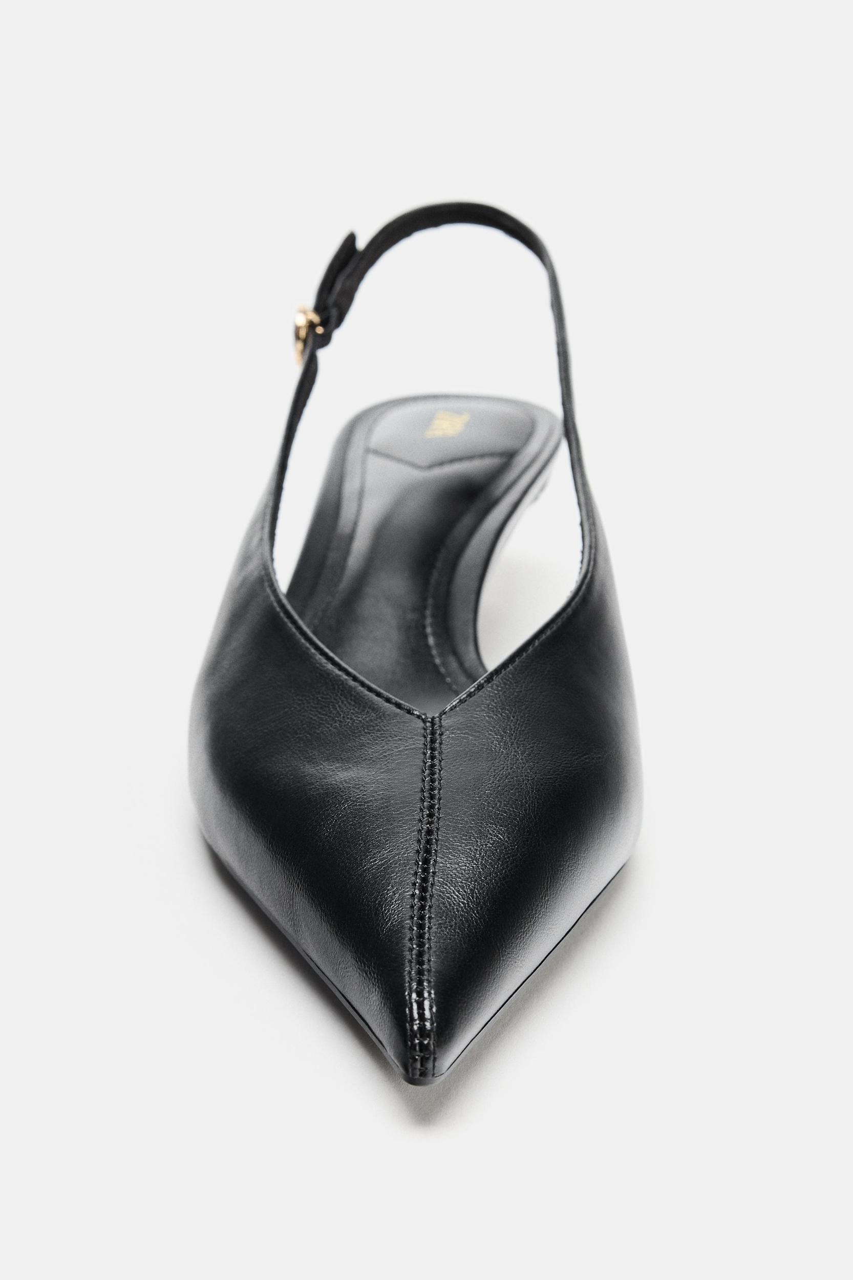 KITTEN HEEL SLINGBACK SHOES Product Image