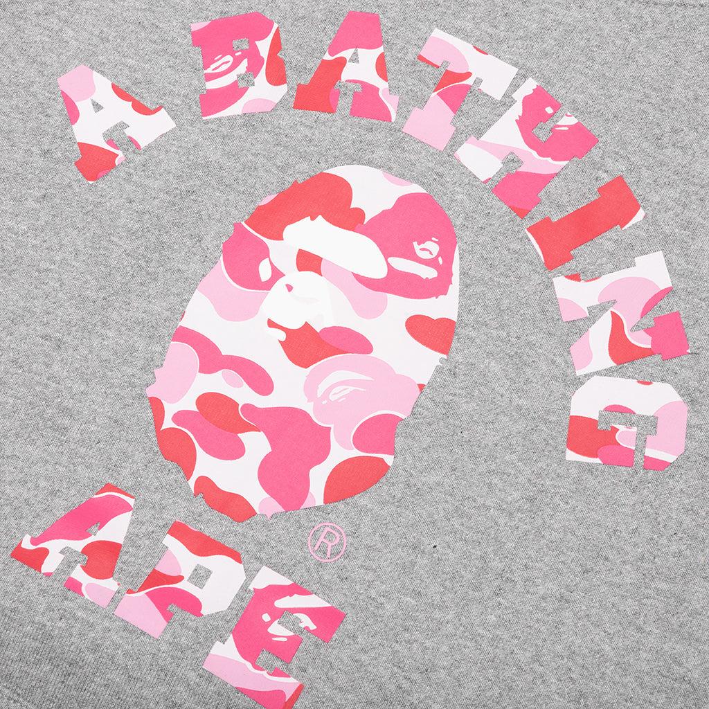 Abc Camo College Pullover Hoodie - Gray Male Product Image