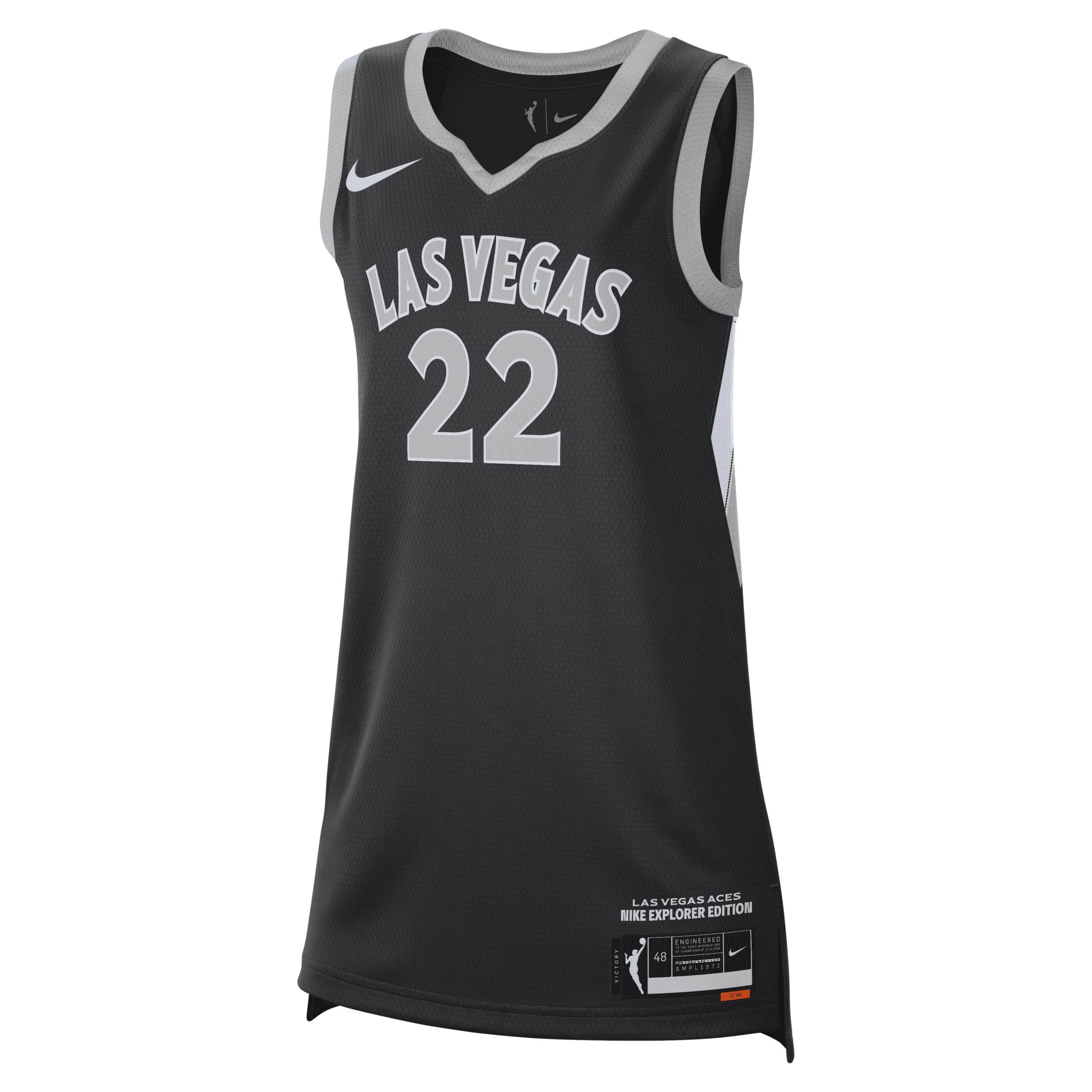Aja Wilson Las Vegas Aces Nike Womens Dri-FIT WNBA Victory Jersey | HF0996-010 Product Image
