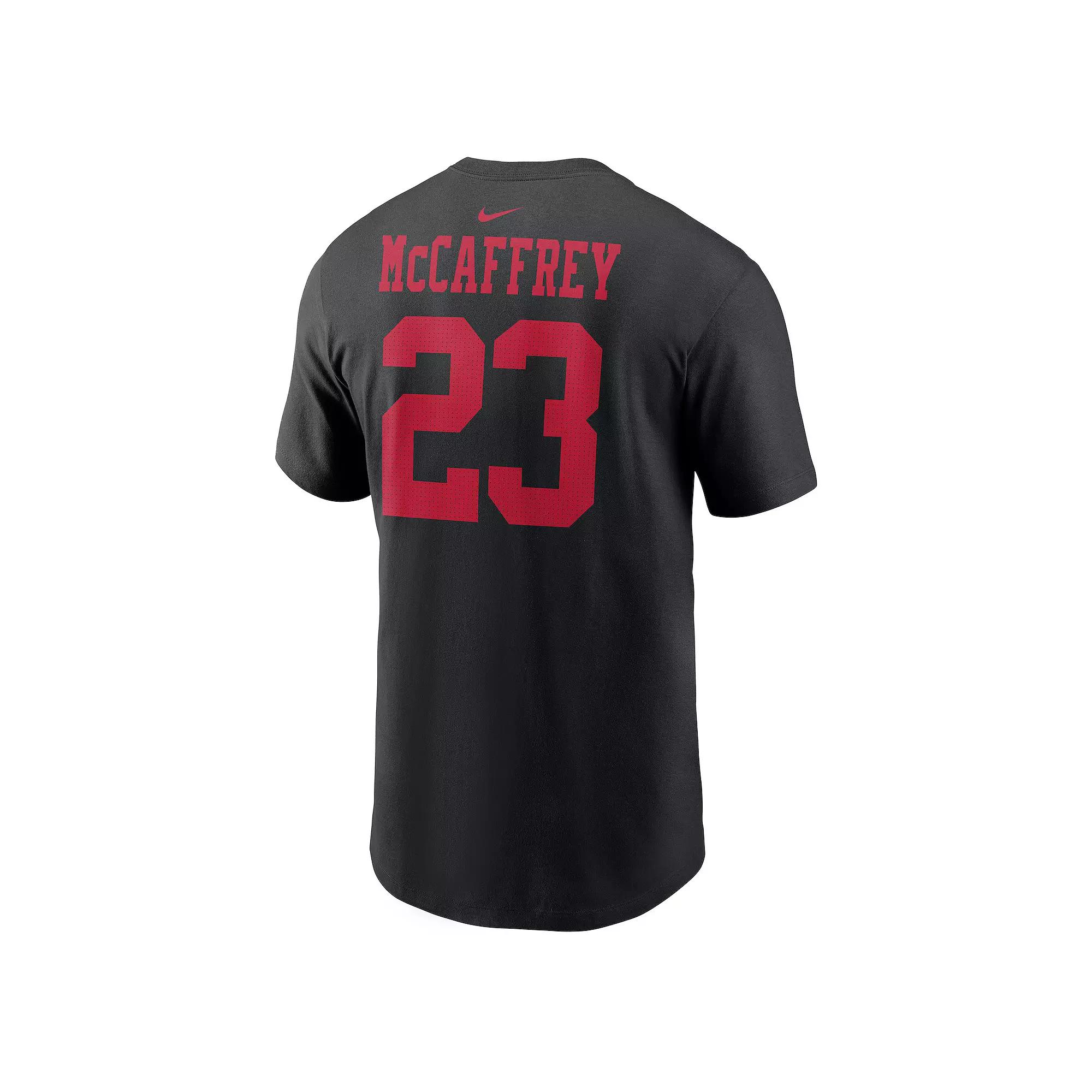 Men's Nike Christian McCaffrey San Francisco 49ers NFL Jersey Tee, Size: XL, Black Product Image