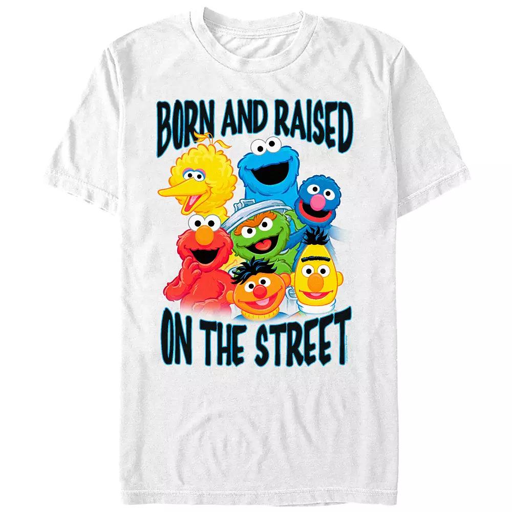 Men's Sesame Street Born And Raise On The Street Graphic Tee,  Product Image