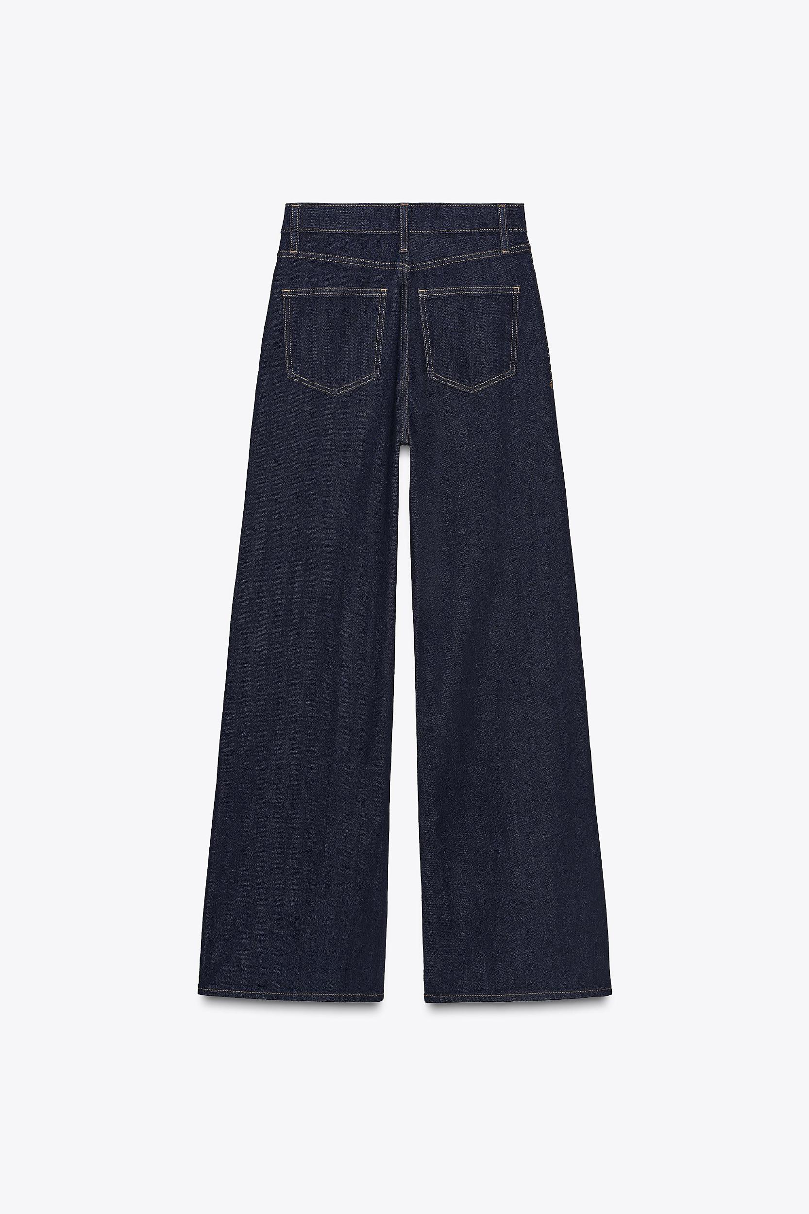 ZW COLLECTION HIGH-WAIST WIDE LEG JEANS Product Image