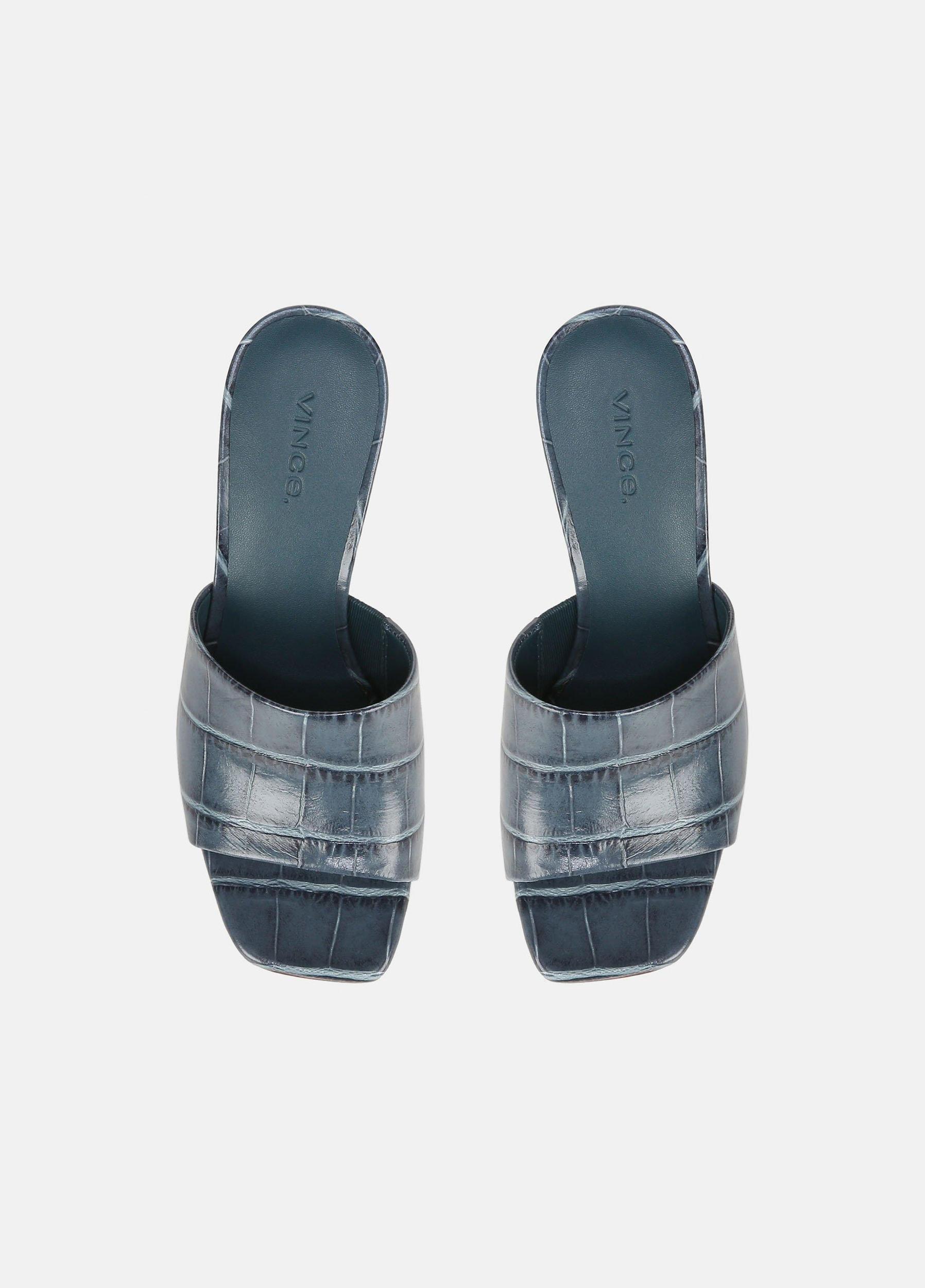 Pia Leather Wedge Sandal Product Image