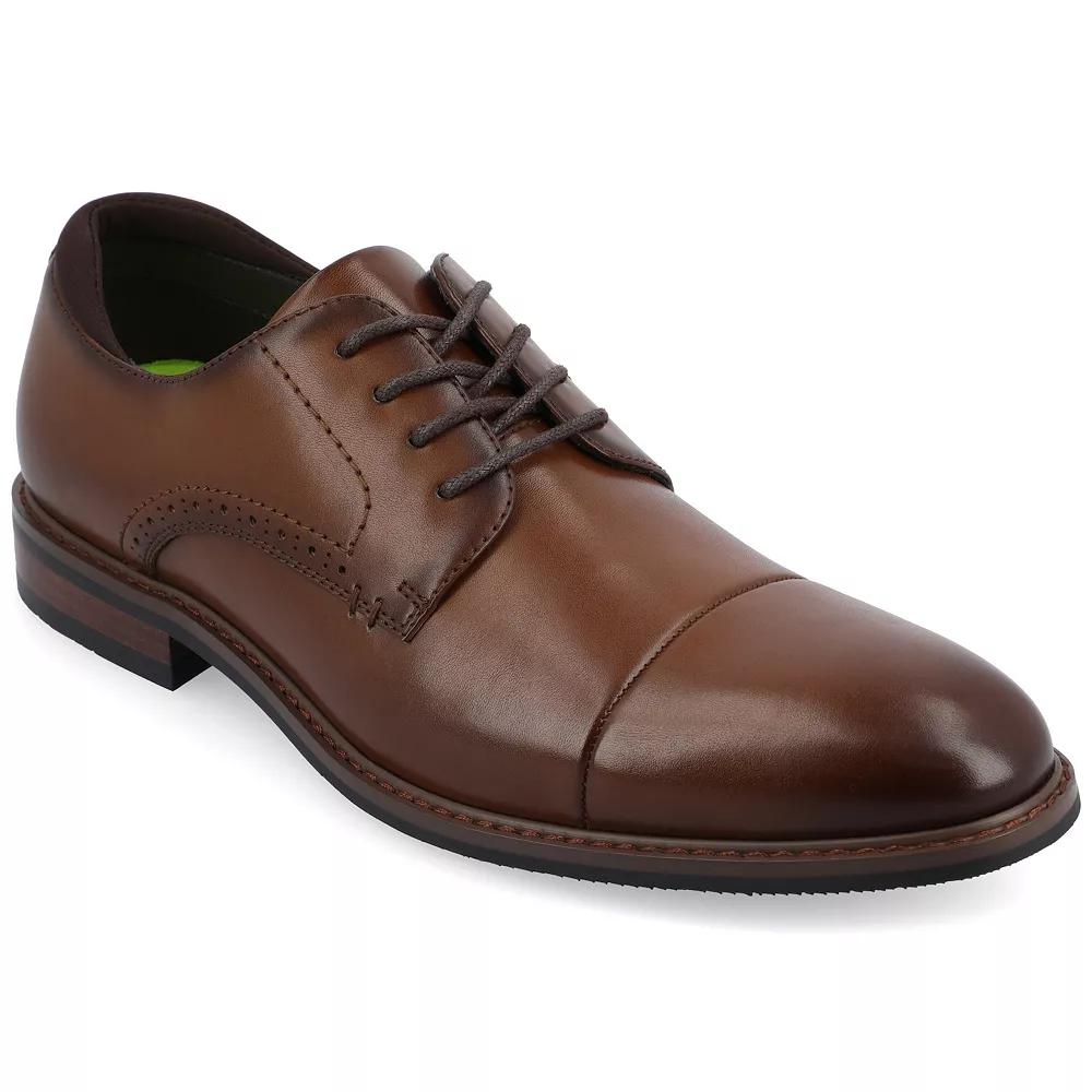 VANCE Maning Men's Tru Comfort Foam Lace-up Derby Shoes, Size: 11.5, Brown Product Image