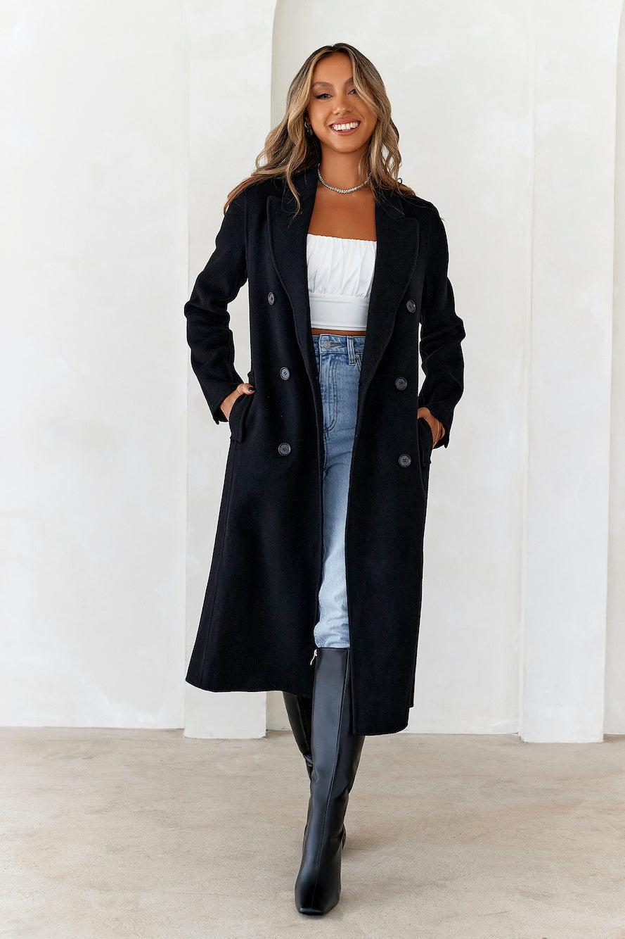 Allured Coat Black Product Image
