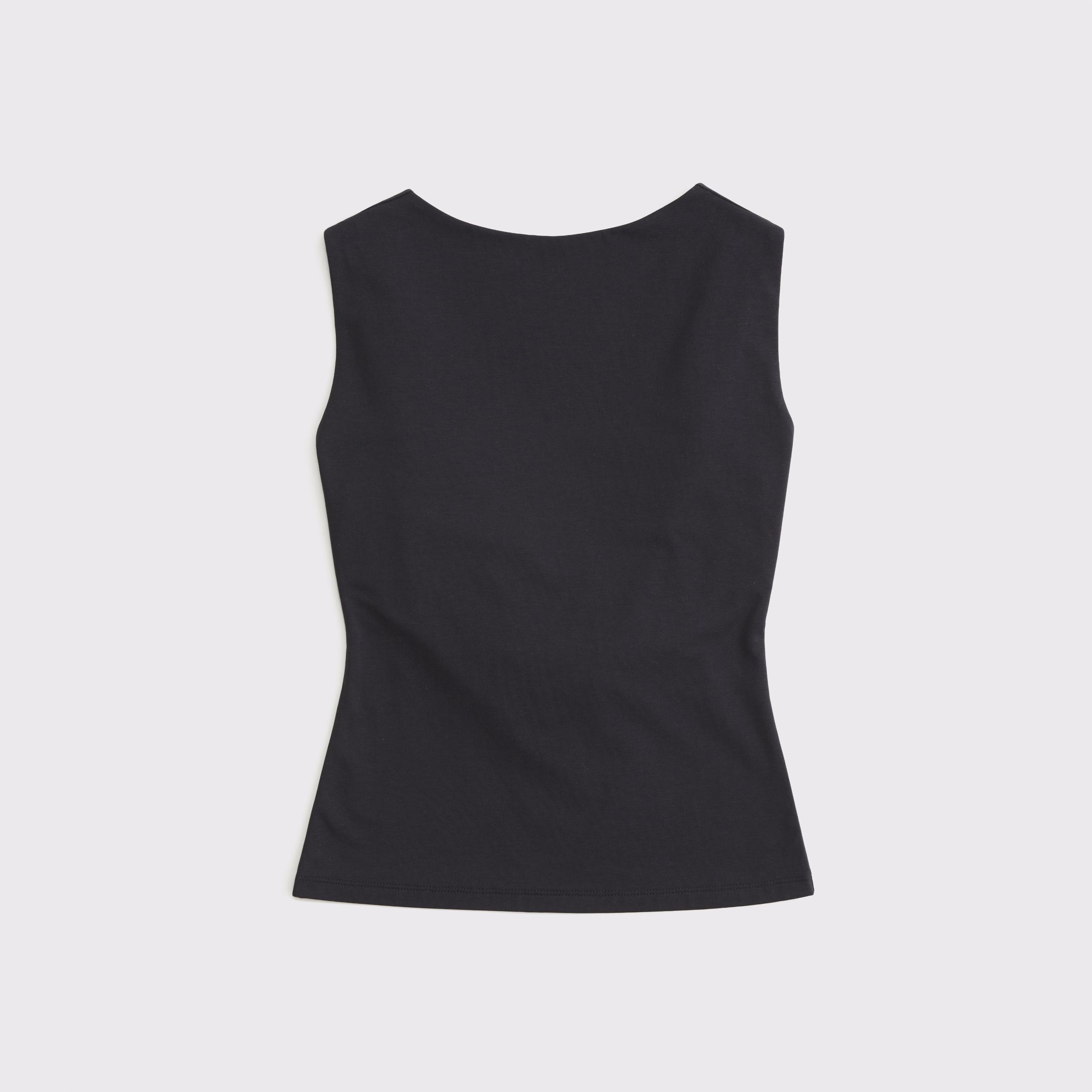 Draped Cowl Back Top Product Image