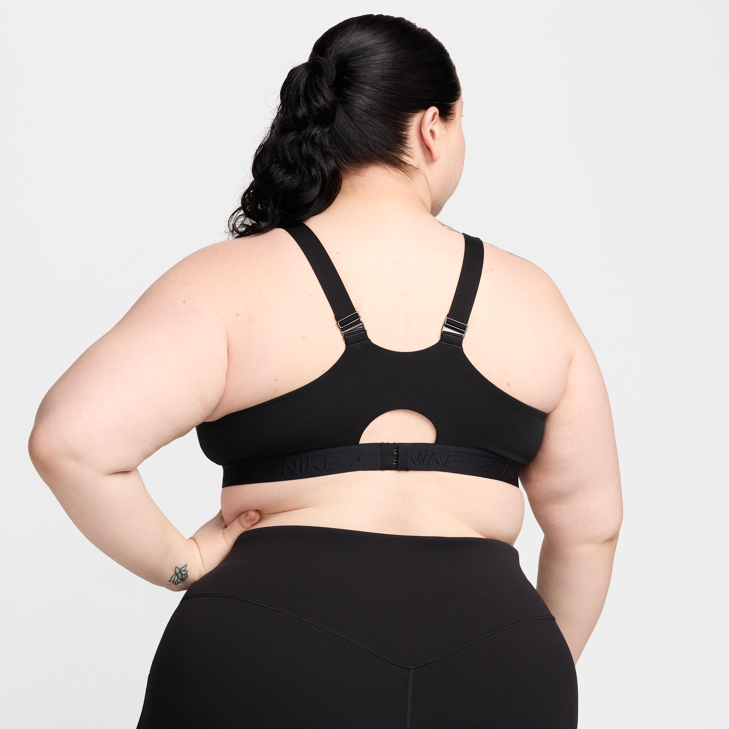 Nike Womens Indy High Support Padded Adjustable Sports Bra (Plus Size) | FJ1971-010 Product Image