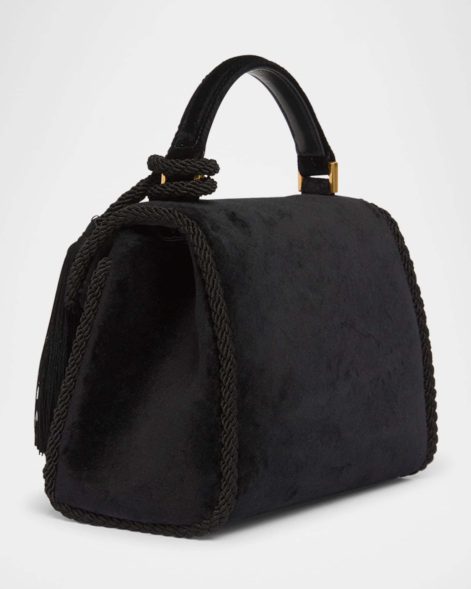 VSLING Mini Velvet Top-Handle Bag Product Image