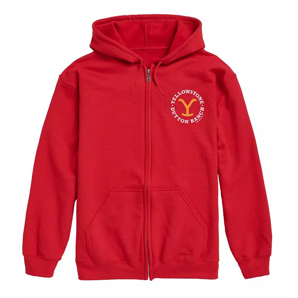 Mens Yellowstone Y Brand Zip Hoodie Product Image