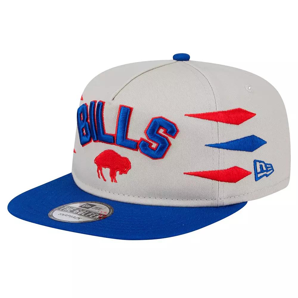 Men's New Era Stone/Royal Buffalo Bills Athletic Golfer Snapback Hat, Team Product Image