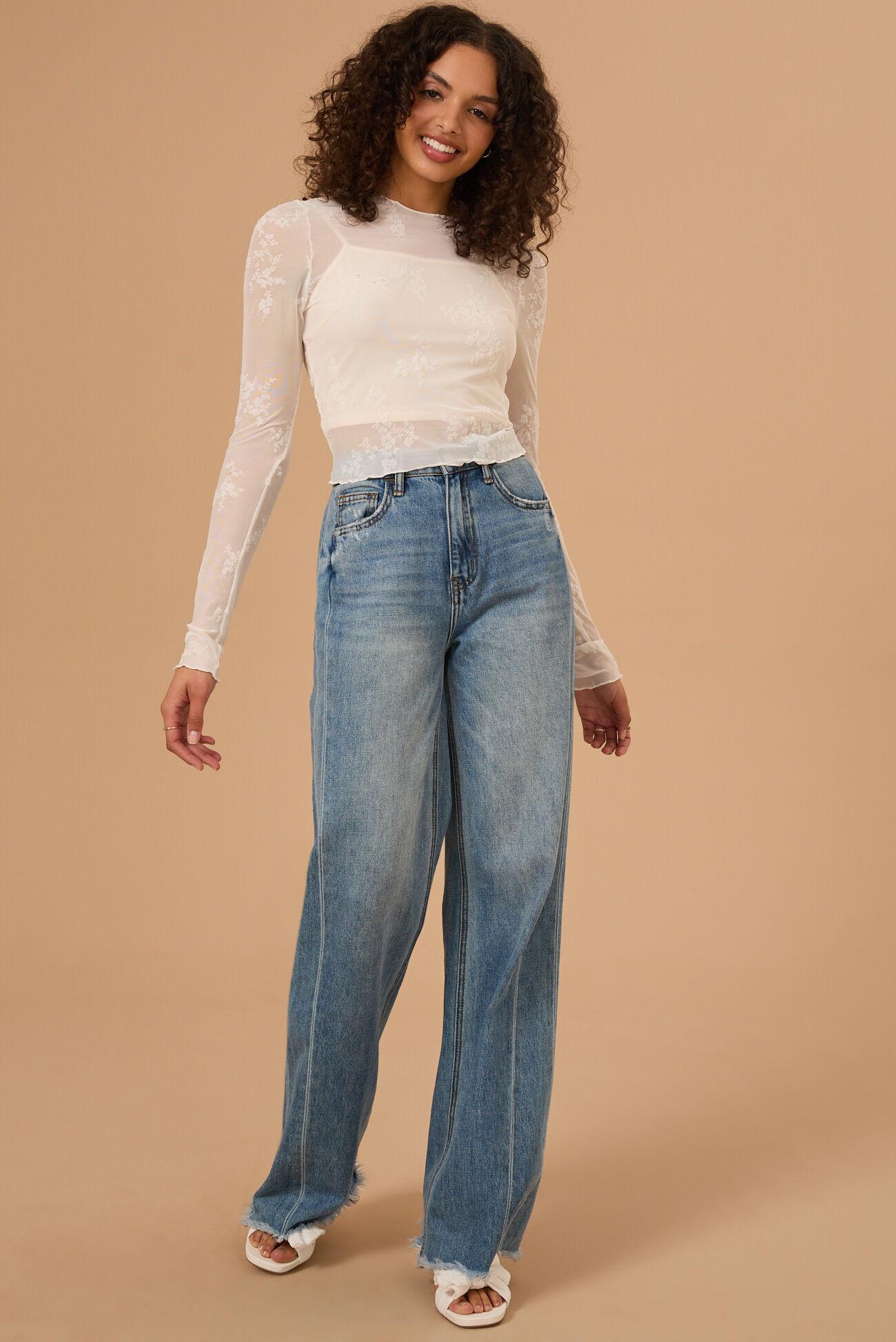 Catalina Floral Mesh Top Product Image