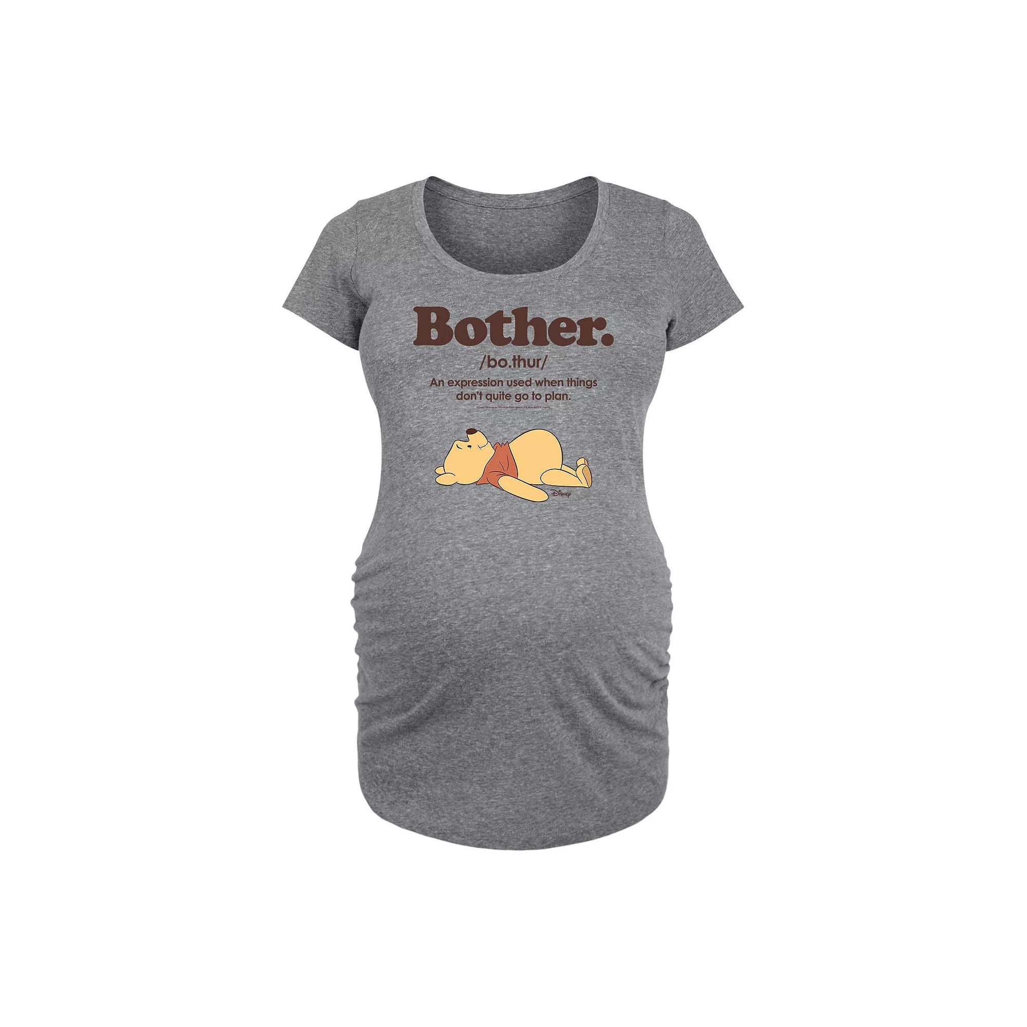 Disney's Winnie the Pooh Maternity Bother Definition Graphic Tee, Women's,  Product Image
