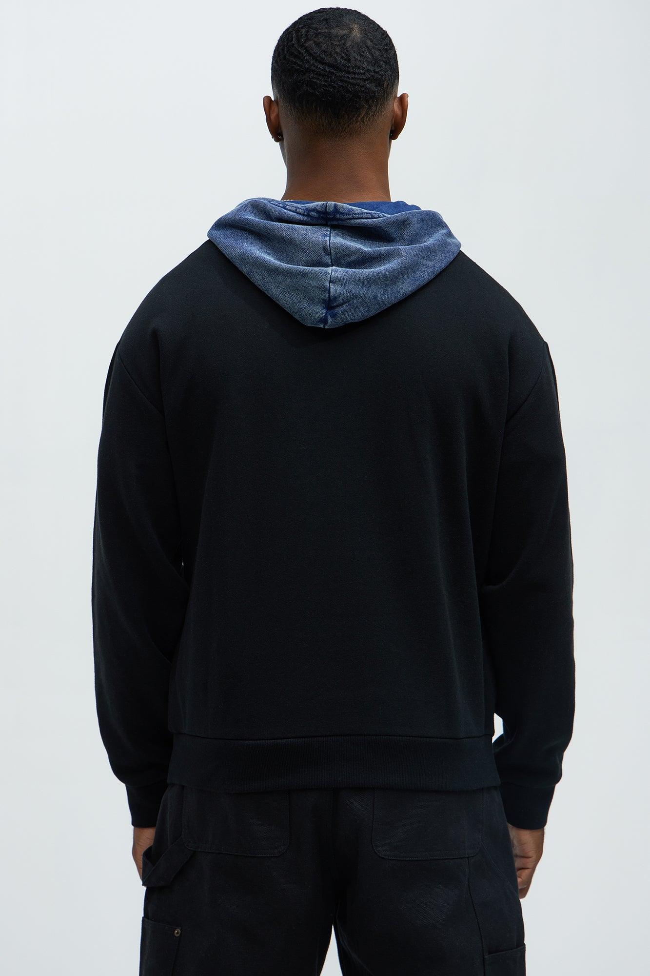 Tyson Rainy Daze Oversized Hoodie - Black/combo Product Image