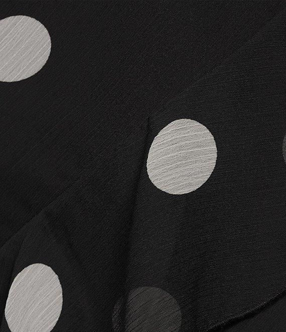 GB Cascading Polka Dot Midi Dress Product Image