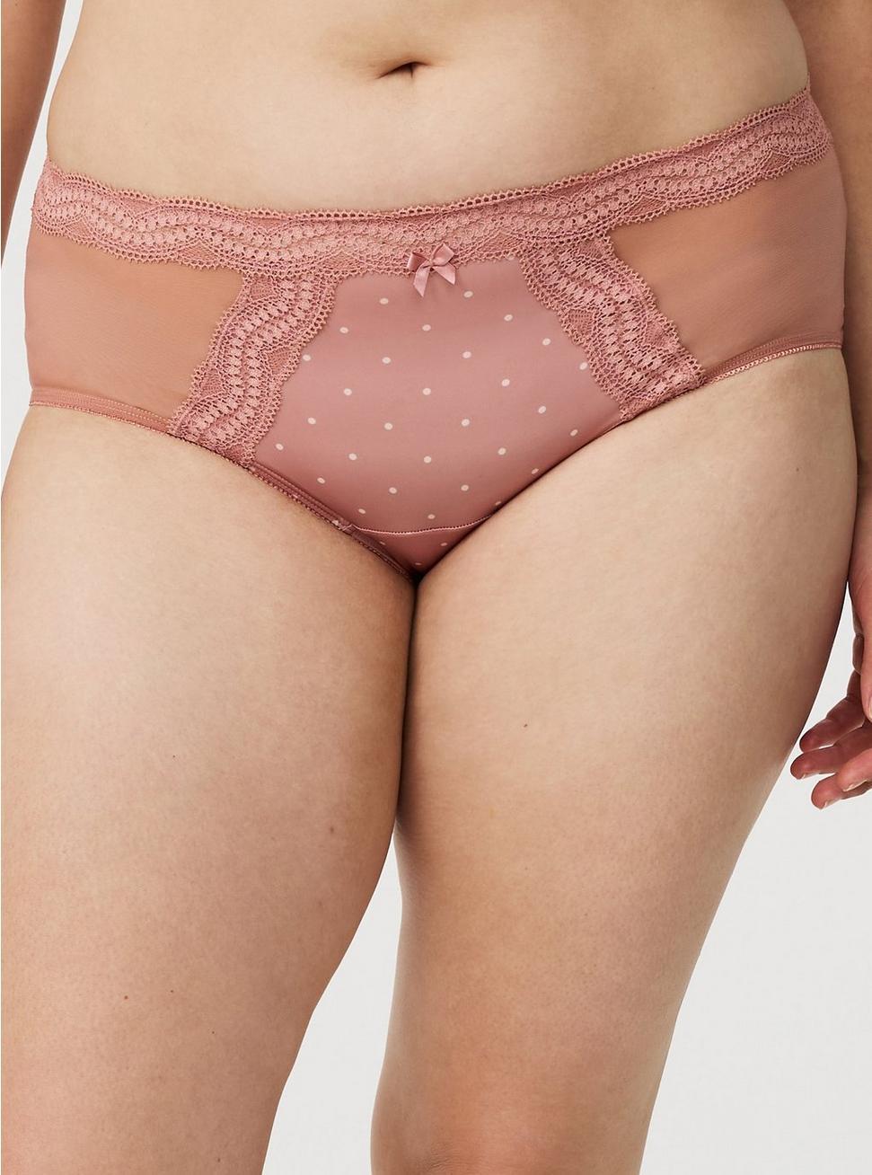 Mesh Mid-Rise Cheeky Panty Product Image