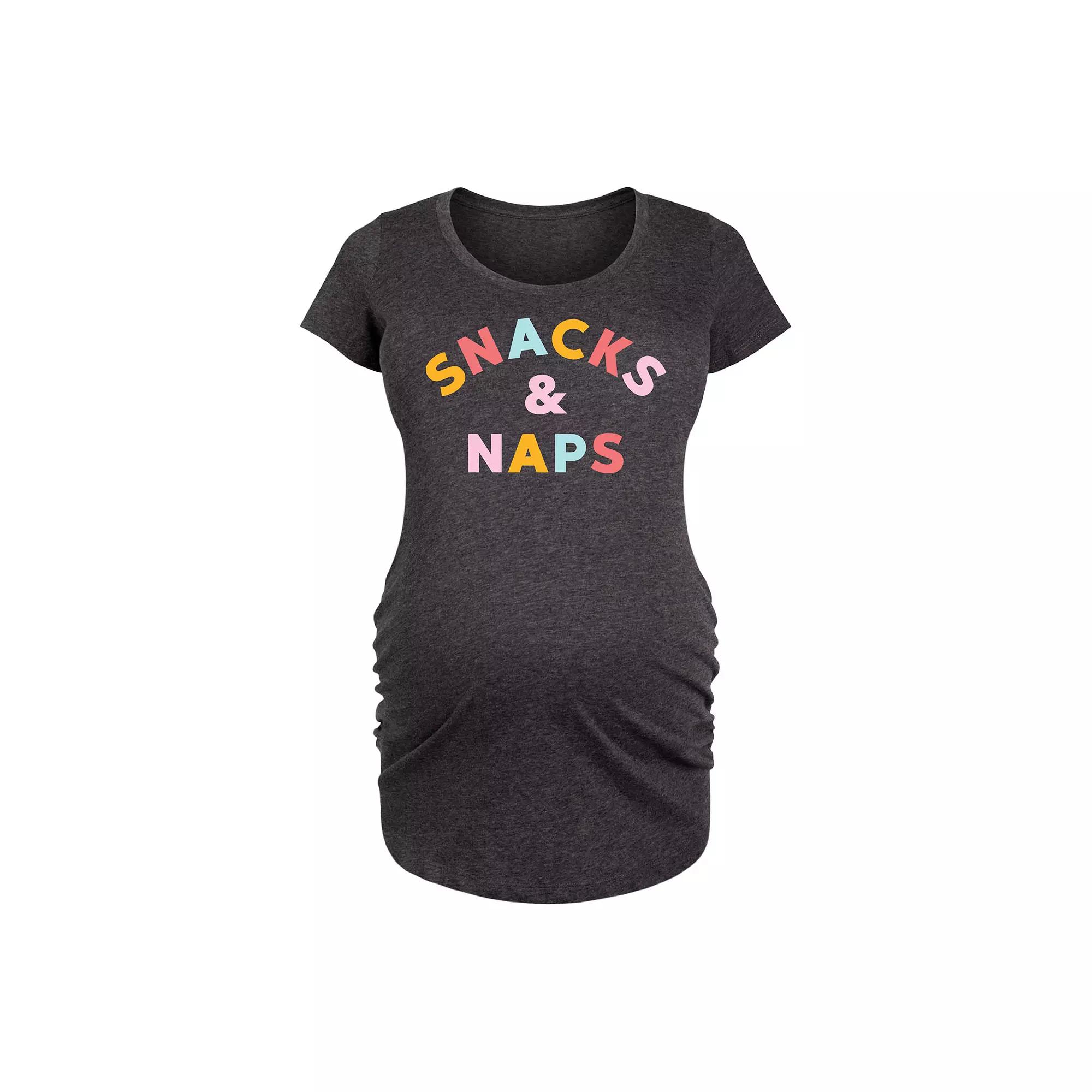 Maternity Snacks And Naps Graphic Tee, Women's,  Product Image