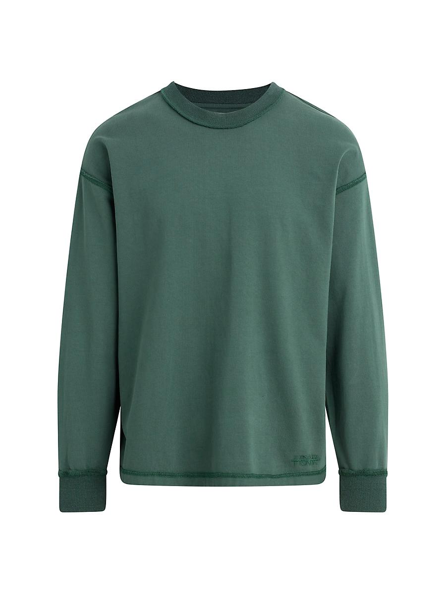 Mens Cotton Crewneck Sweatshirt Product Image