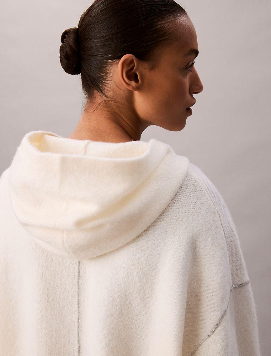 Plush Sweater Lounge Hoodie Product Image