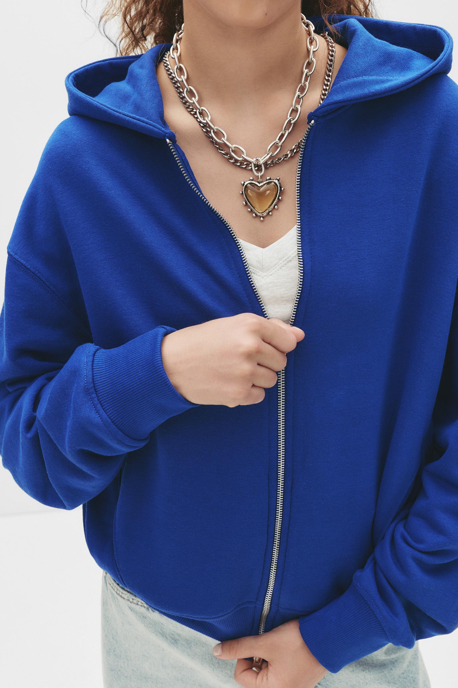 Hoodie with zipper Product Image