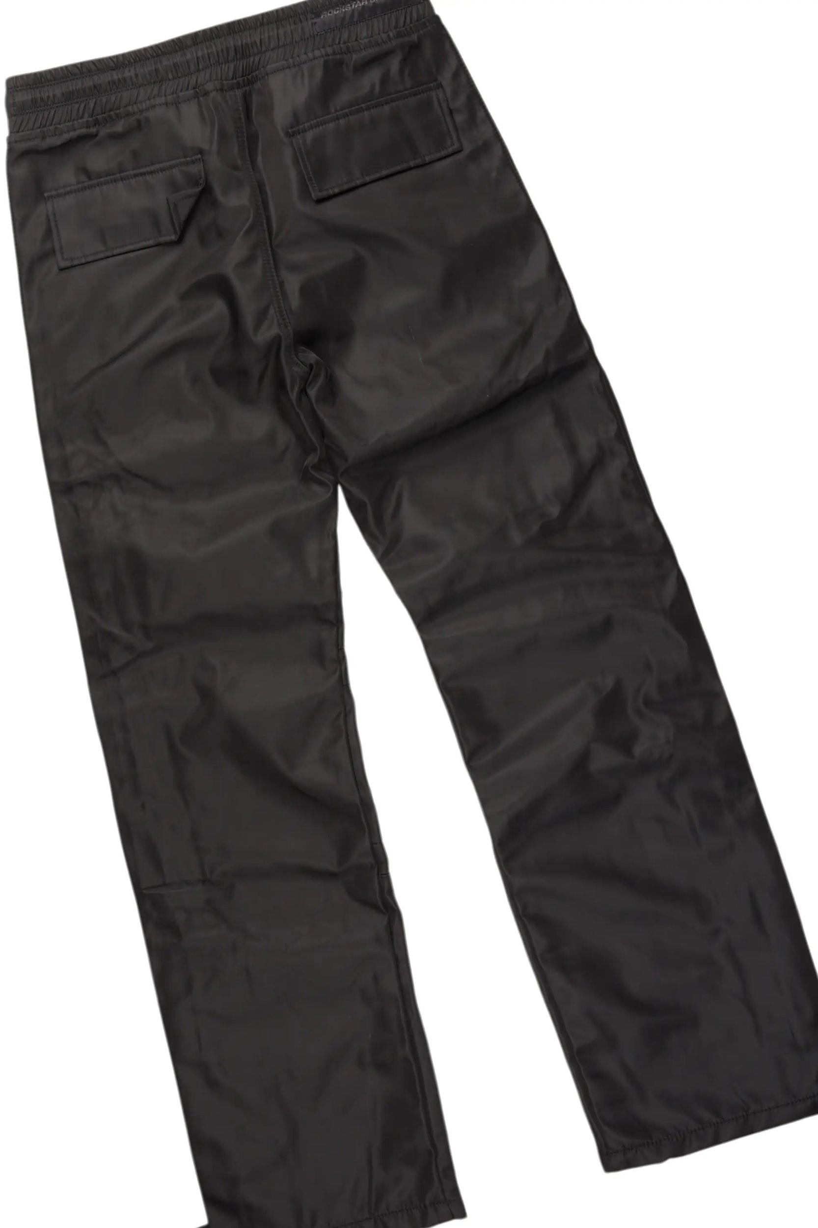 Vamp Black Hoodie & Yuri Nylon Pant Set Male Product Image