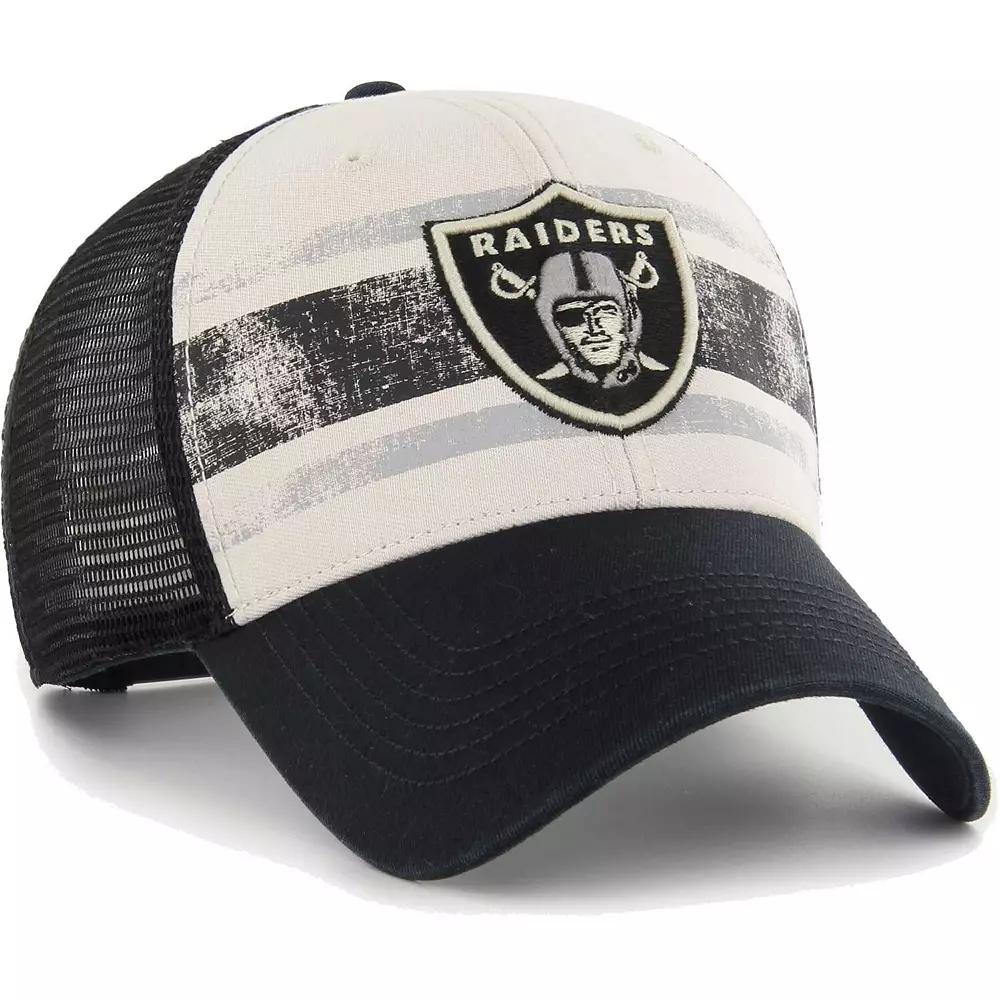 Men's '47 Cream Las Vegas Raiders Breakout MVP Trucker Adjustable Hat, Lvr Beige Product Image