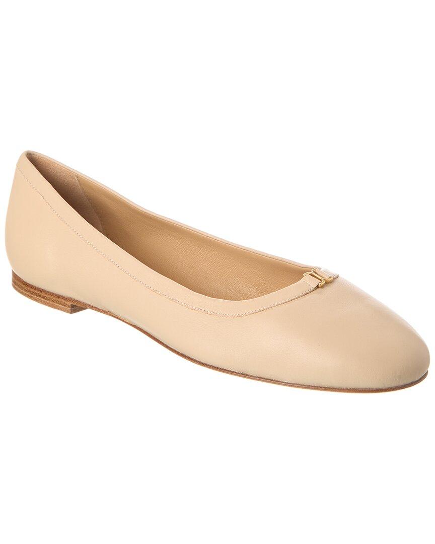 CHLOÉ Woman Ballet Flats Sand Size 9 Leather In Beige Product Image