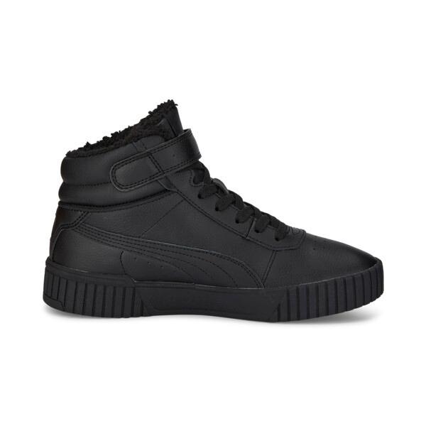 PUMA Carina 2.0 Mid Winter Women's Sneakers in Black/Dark Shadow Product Image