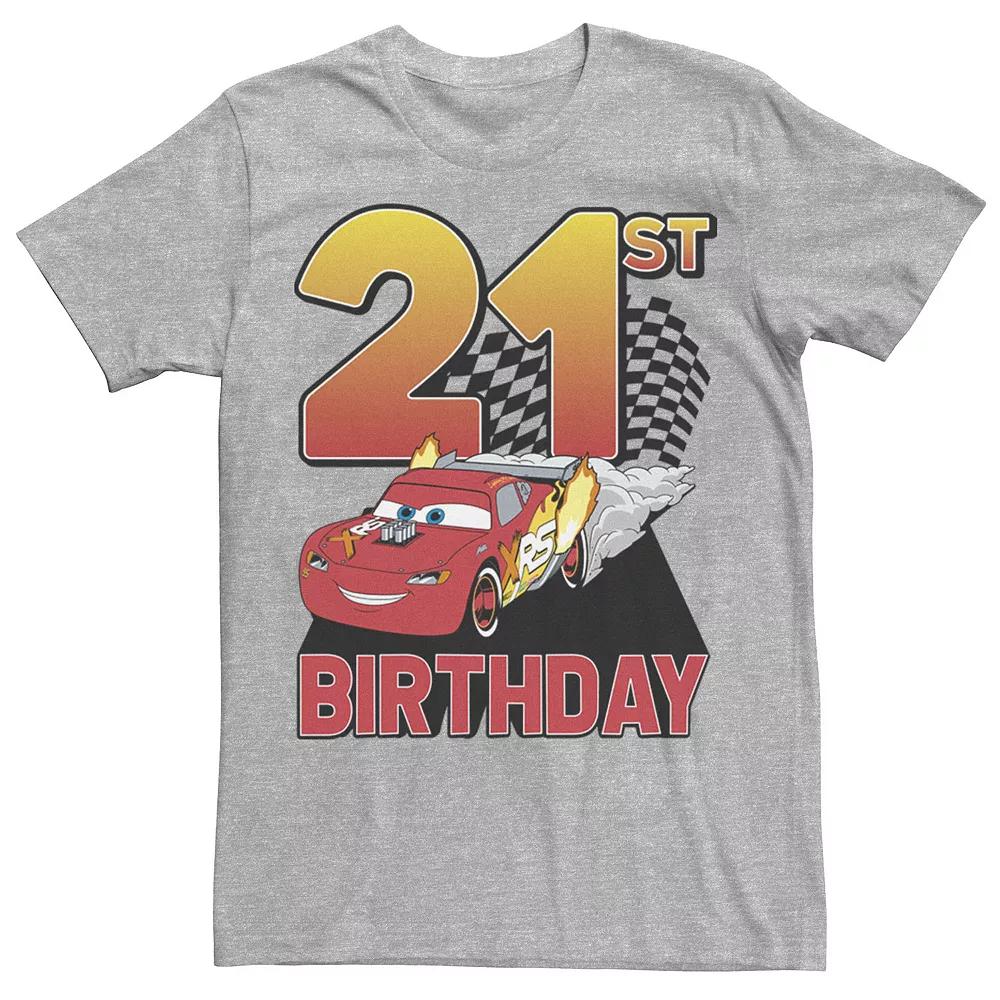 Disney / Pixar's Cars Lightning McQueen Men's 21st Birthday Tee,  Product Image
