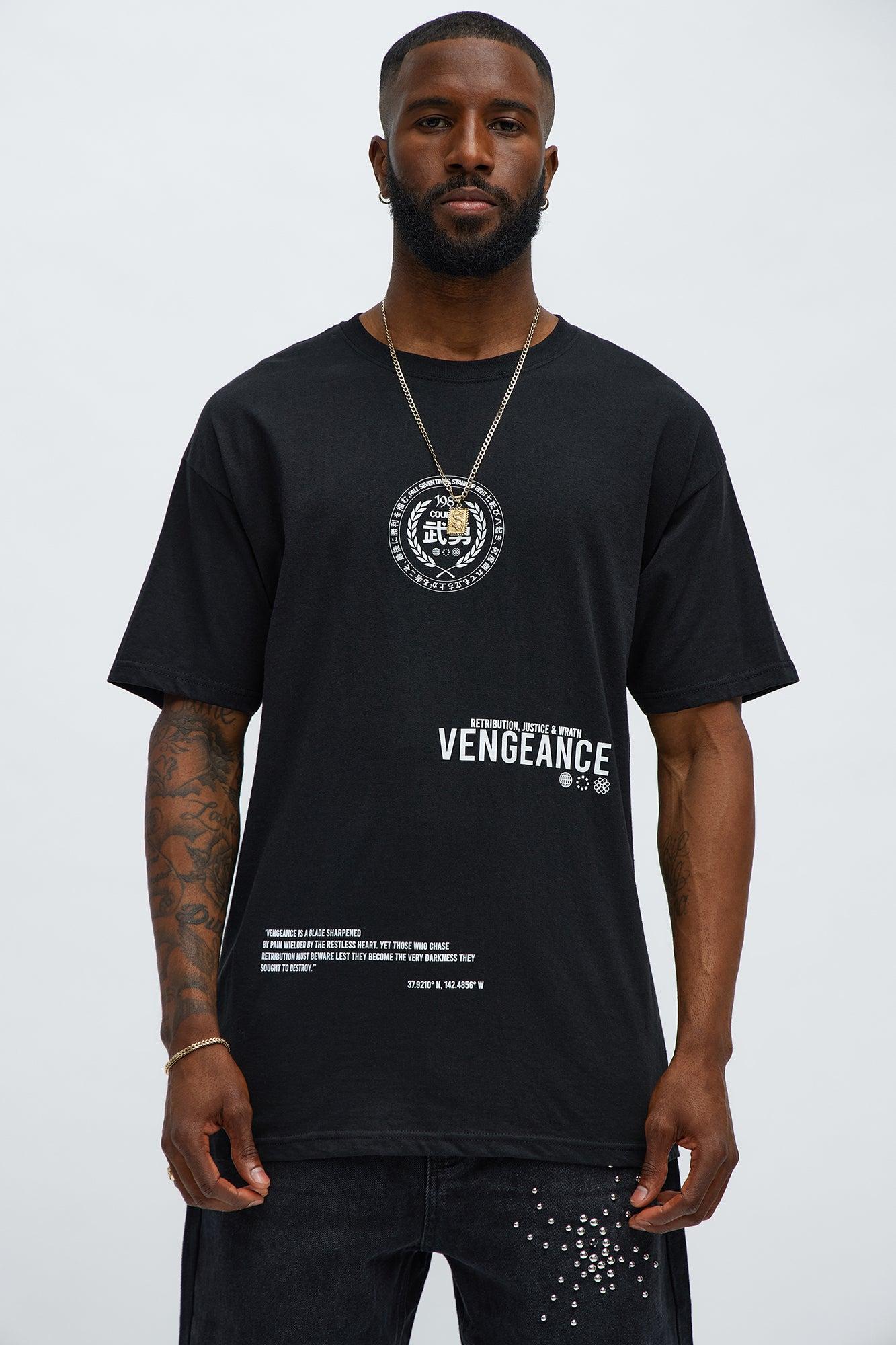 Vengeance Courage 1987 Short Sleeve Tee - Black Male Product Image