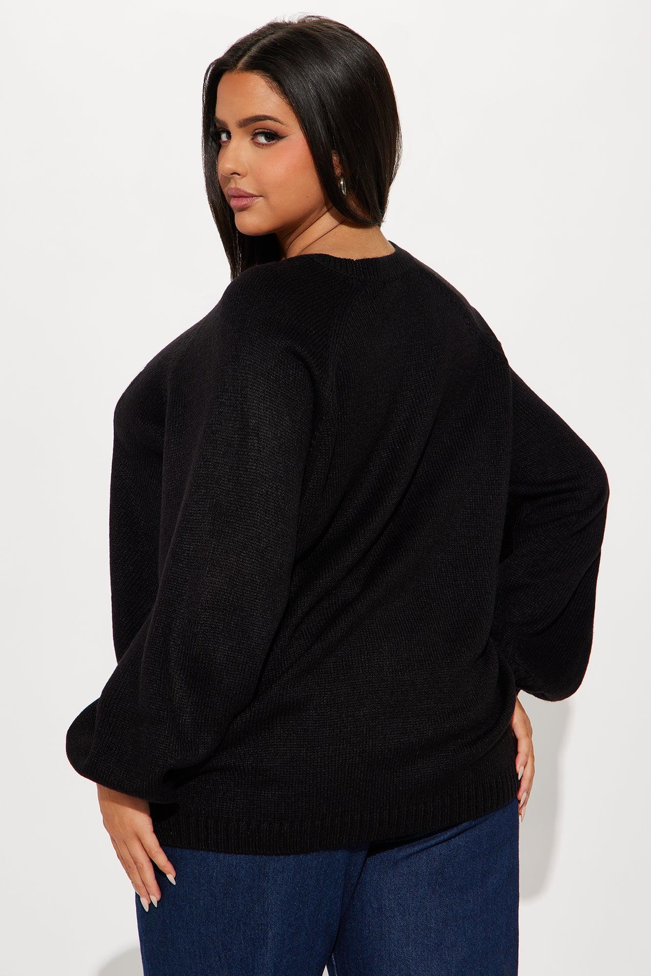 Ski Sweater - Black/White Product Image