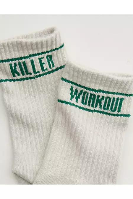 OFFLINE By Aerie Mesh Crew Socks Women's Product Image