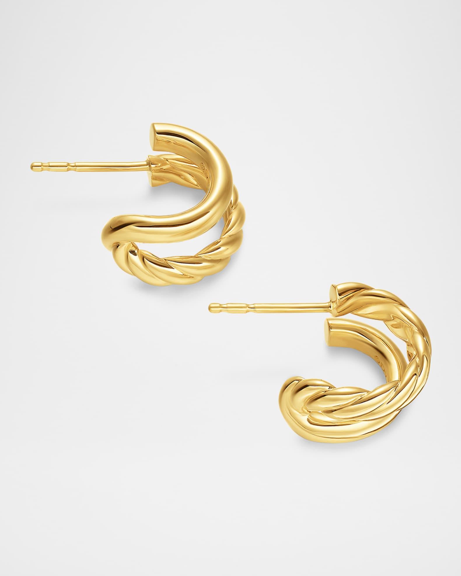 DY Mercer 2-Row Bracelet in Silver with 18K Gold Product Image