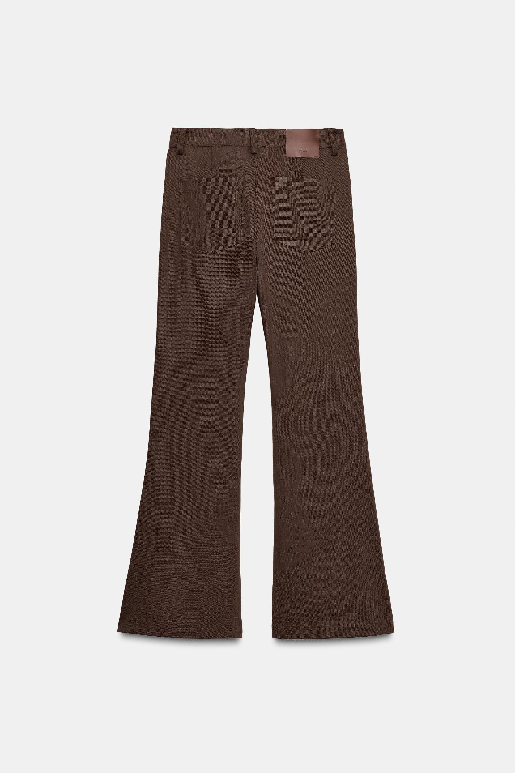 HIGH-WAISTED FLARE PANTS Product Image