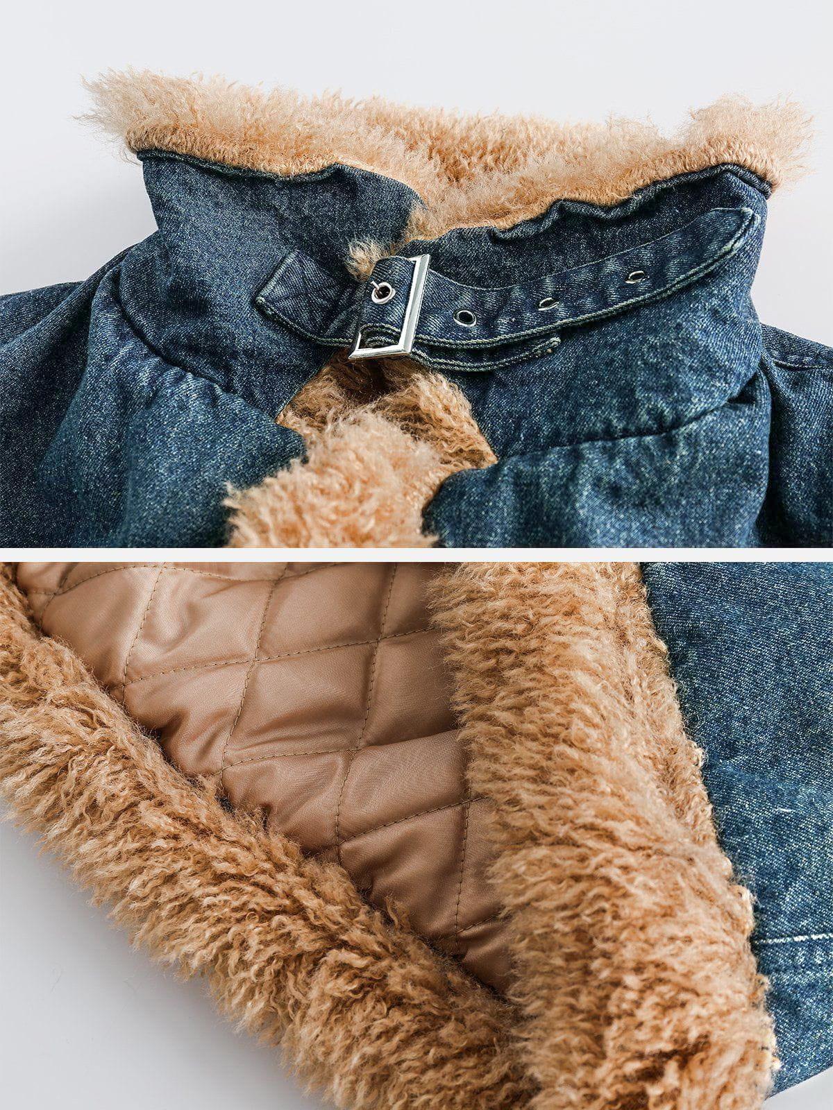 Aelfric Eden Denim Sherpa Coat Product Image