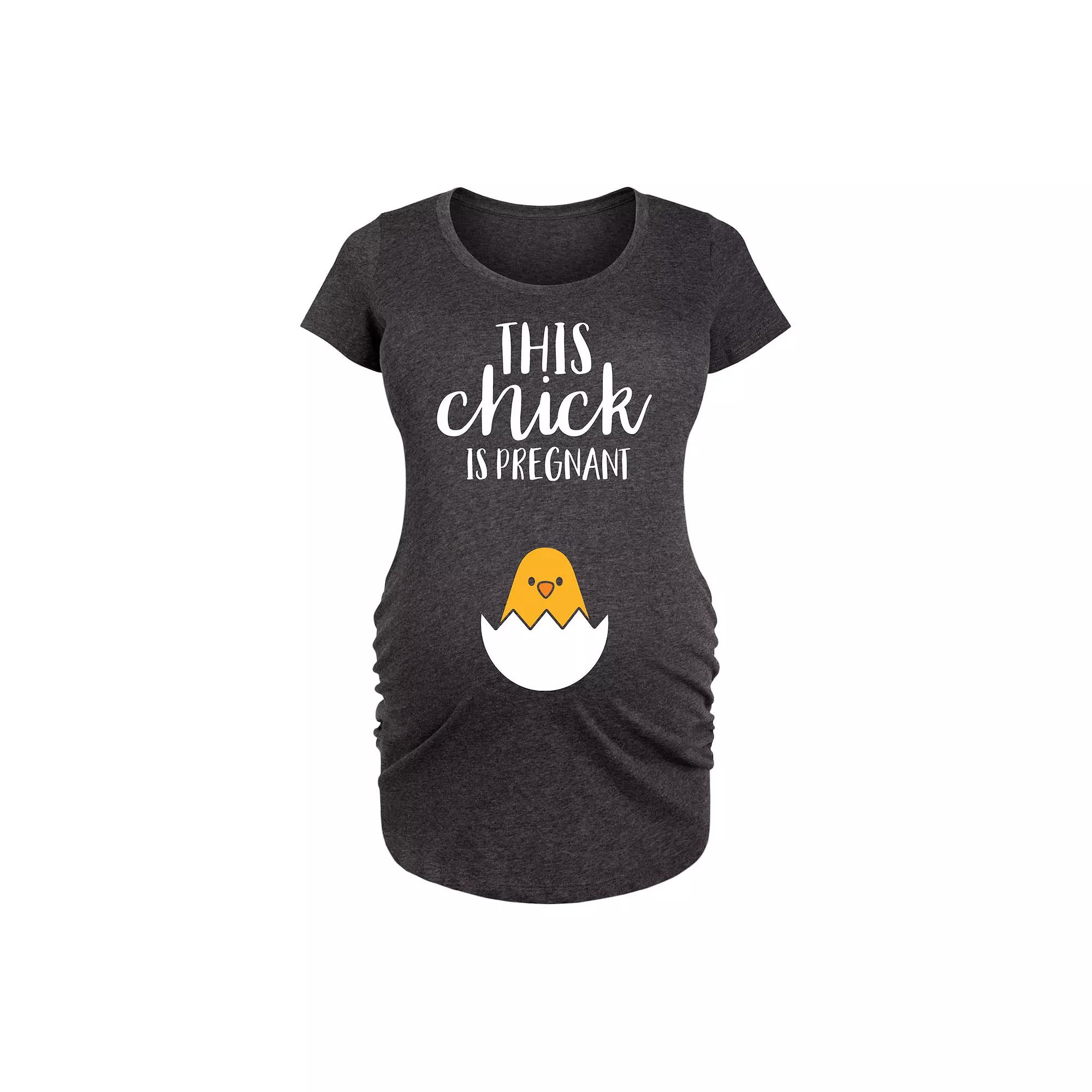 Maternity This Chick Is Pregnant Graphic Tee, Women's,  Product Image