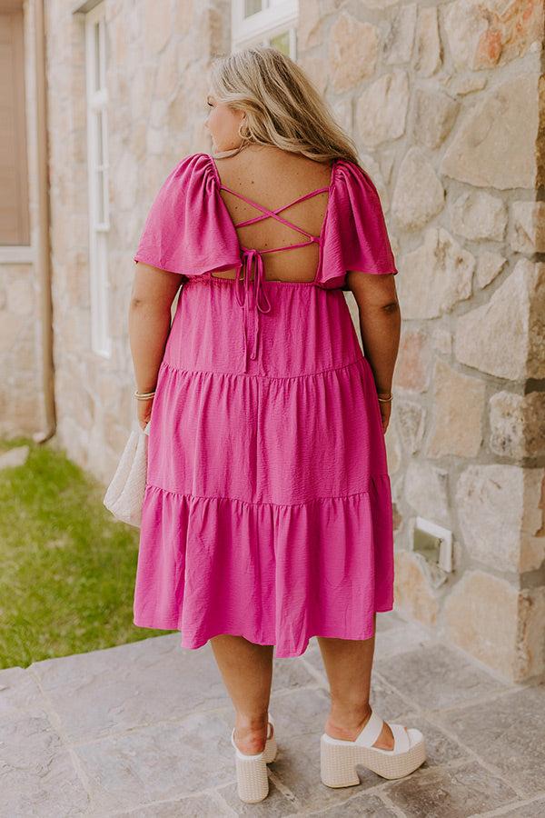 Sweet Aroma Midi in Dark Blush Curves Product Image