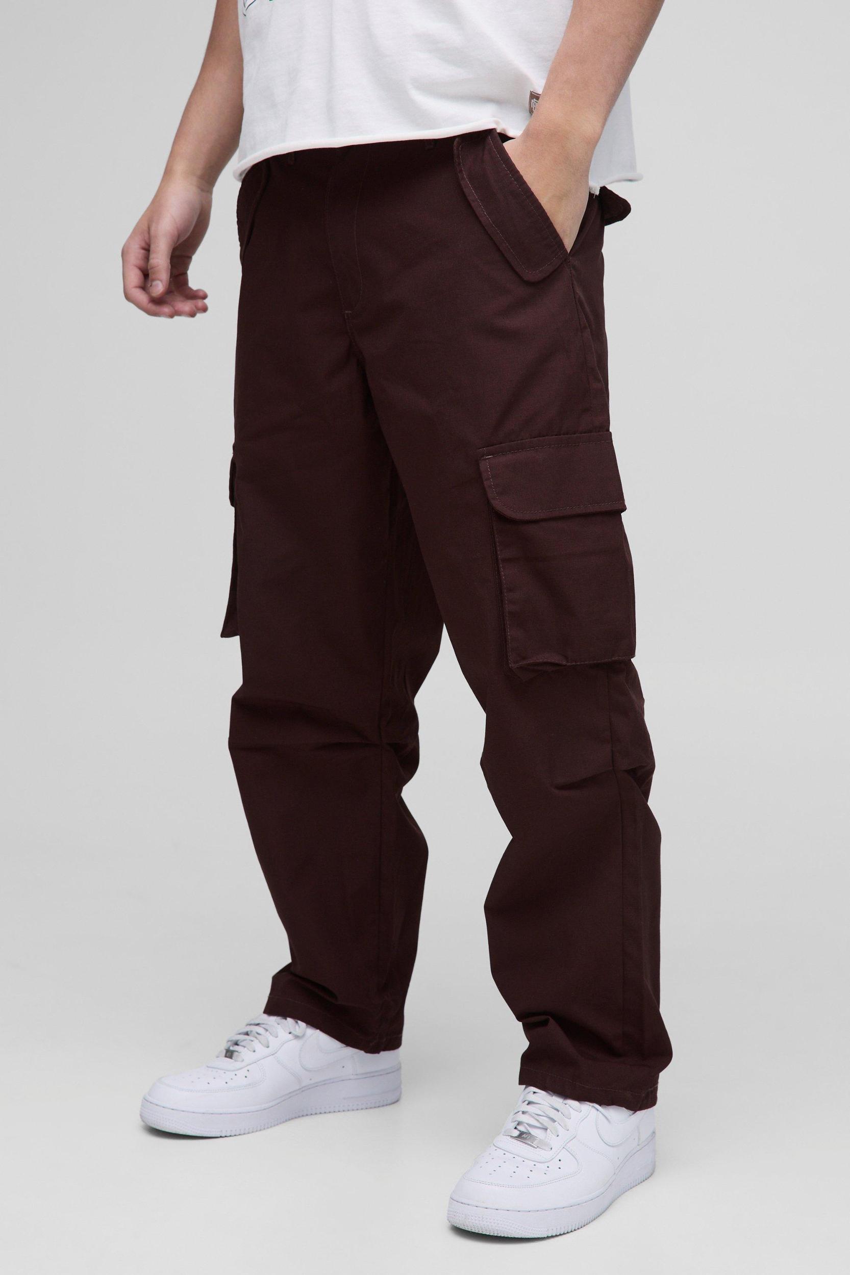Skater Fit Ripstop Cargo Pants | boohooMAN USA Product Image