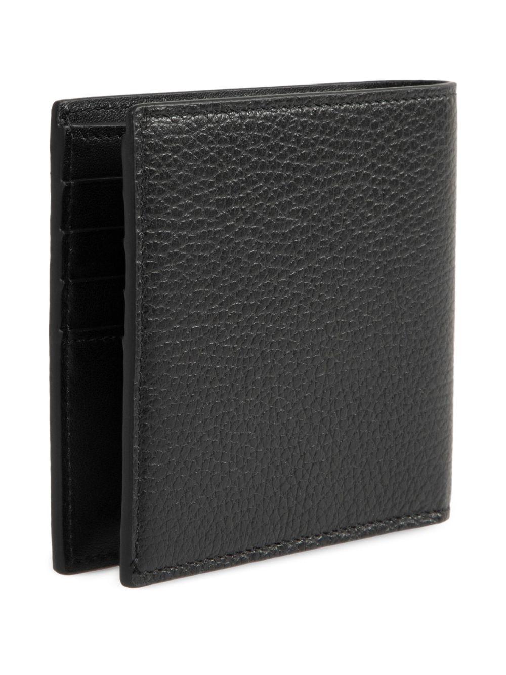 logo-plaque leather wallet Product Image