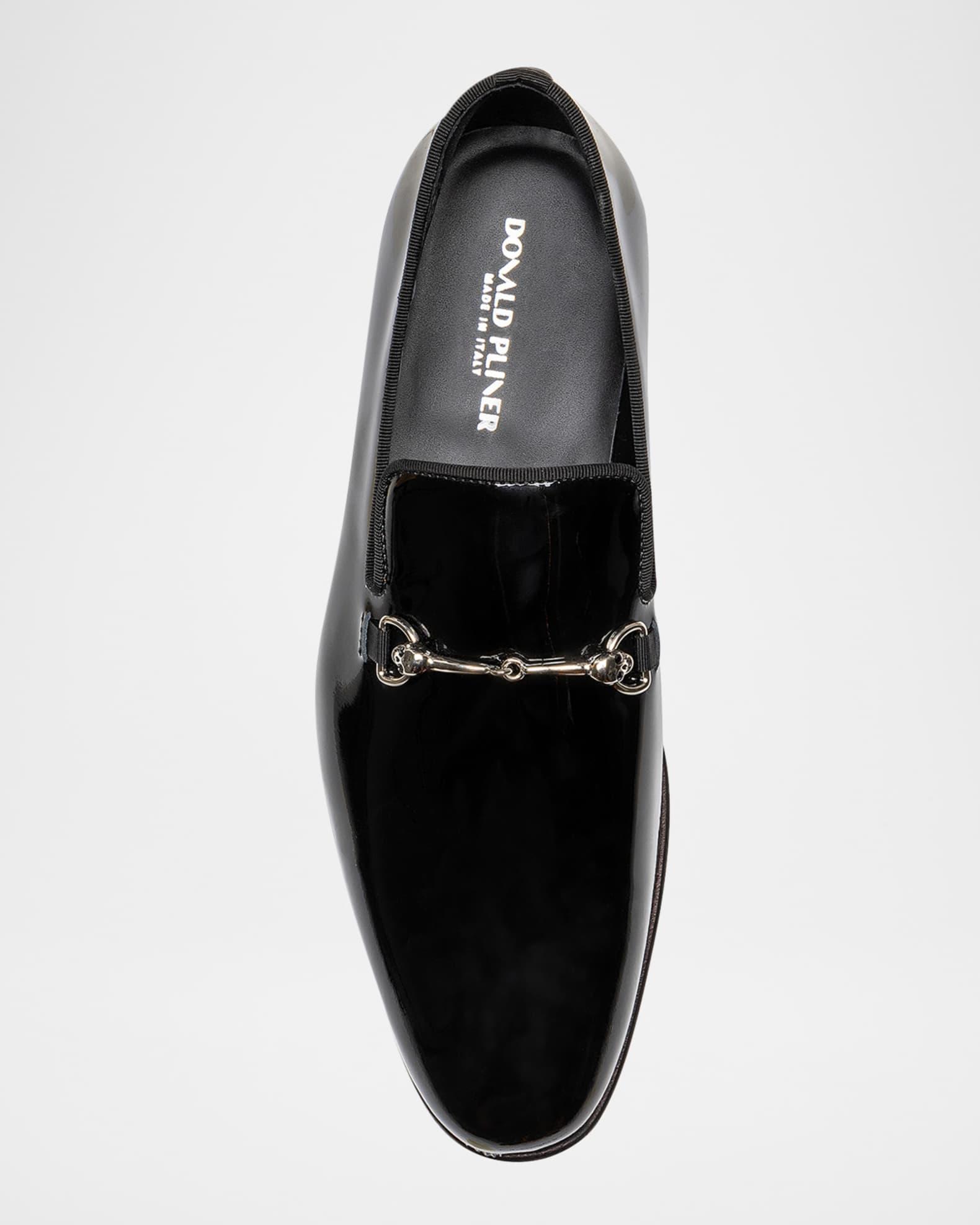Men's Patent Leather Bit Loafers Product Image