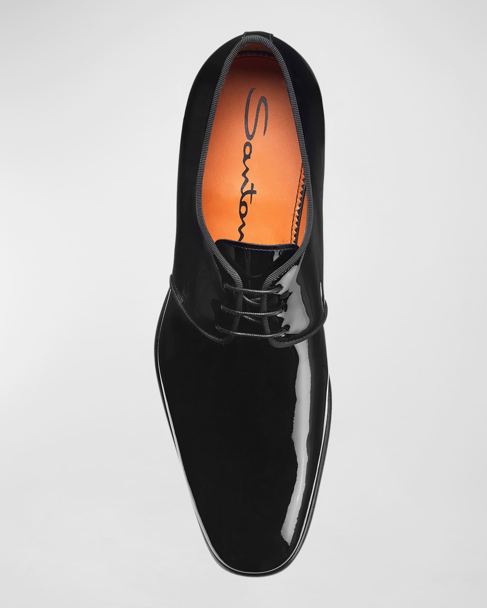 Men's Isogram Patent Leather Derby Shoes Product Image